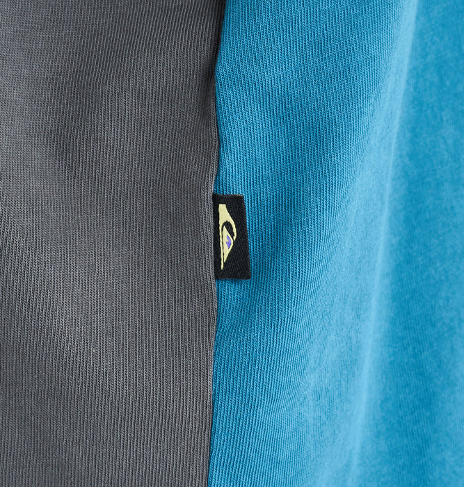 【OUTLET】QUIKSILVER メンズ GLOBAL HEAT COLOR BL 半袖ニット