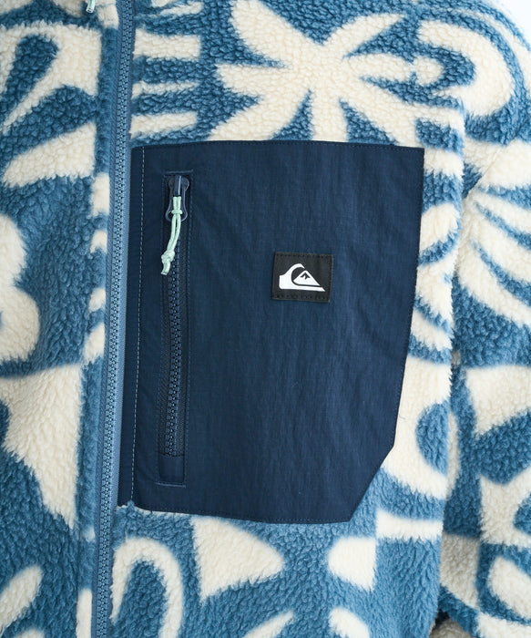 【OUTLET】Quiksilver メンズ CLEAN COAST FZ ジャケット アウター フリース
