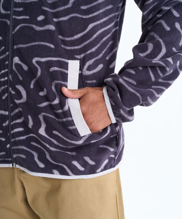 【OUTLET】Quiksilver メンズ NO DESTINATION FZ ジャケット アウター フリース