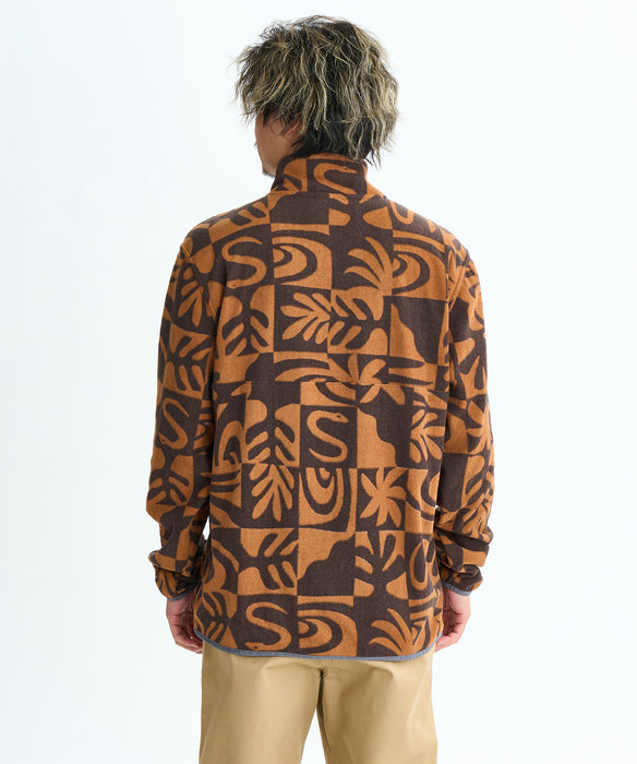 Quiksilver メンズ NO DESTINATION HS ハーフジップ