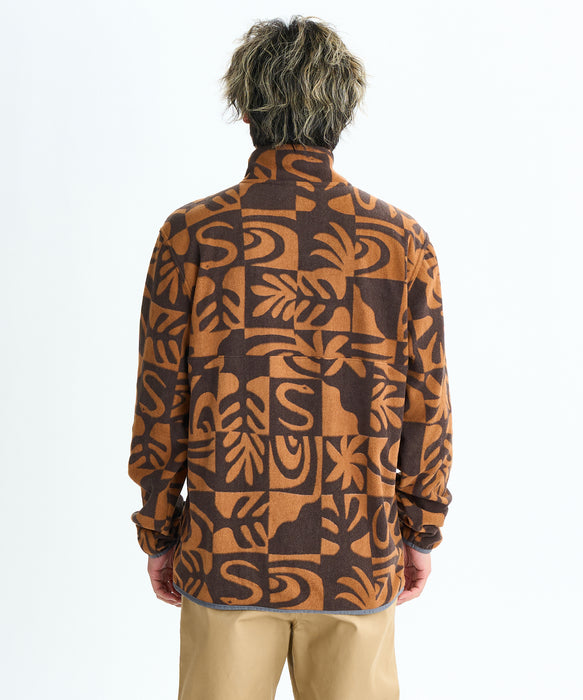 Quiksilver メンズ NO DESTINATION HS ハーフジップ