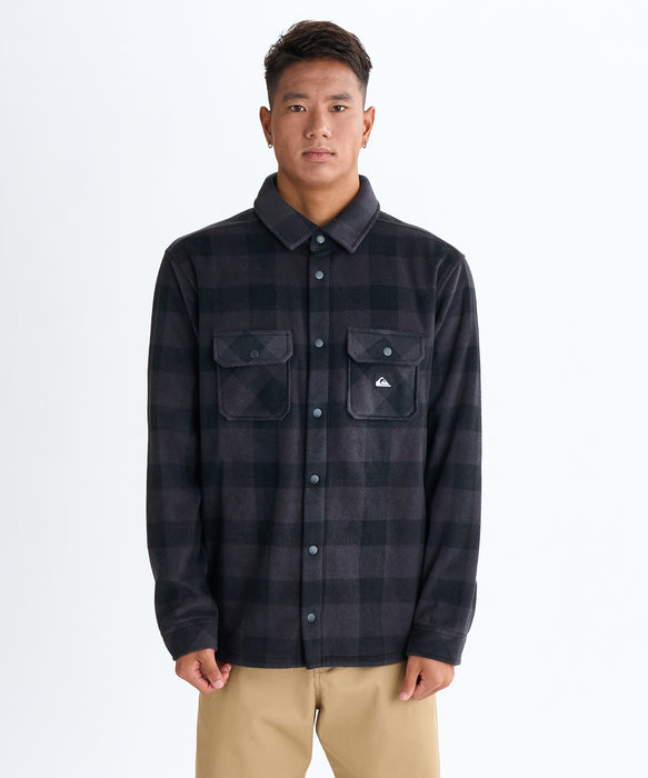 Quiksilver メンズ BERING STRAIT CHECK SHIRT シャツ フリース