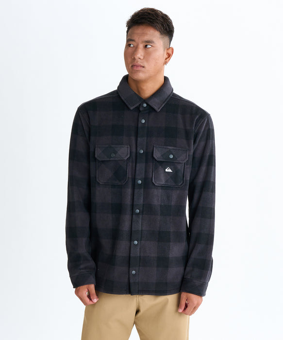 Quiksilver メンズ BERING STRAIT CHECK SHIRT シャツ フリース