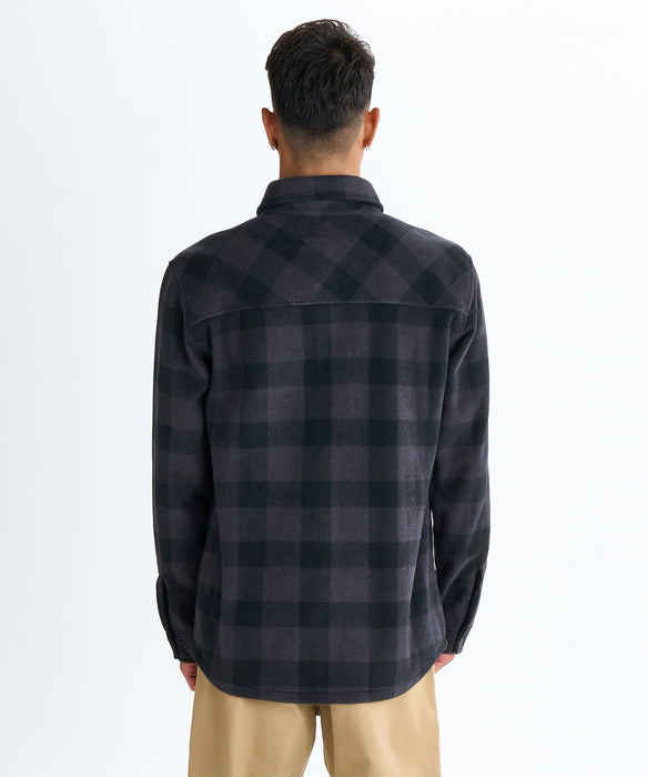 Quiksilver メンズ BERING STRAIT CHECK SHIRT シャツ フリース