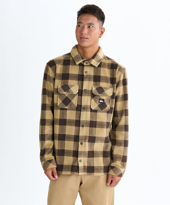 Quiksilver メンズ BERING STRAIT CHECK SHIRT シャツ フリース