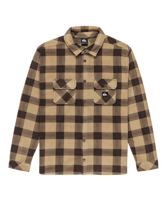 Quiksilver メンズ BERING STRAIT CHECK SHIRT シャツ フリース