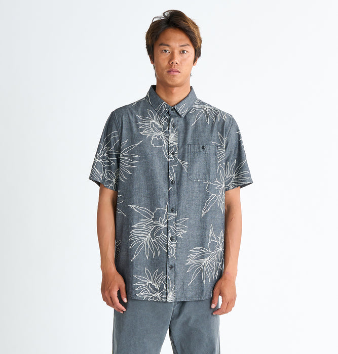 【OUTLET】QUIKSILVER メンズ GAWANHILL SS 半袖シャツ レギュラーフィット