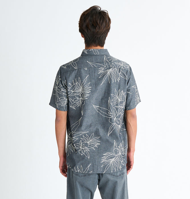 【OUTLET】QUIKSILVER メンズ GAWANHILL SS 半袖シャツ レギュラーフィット