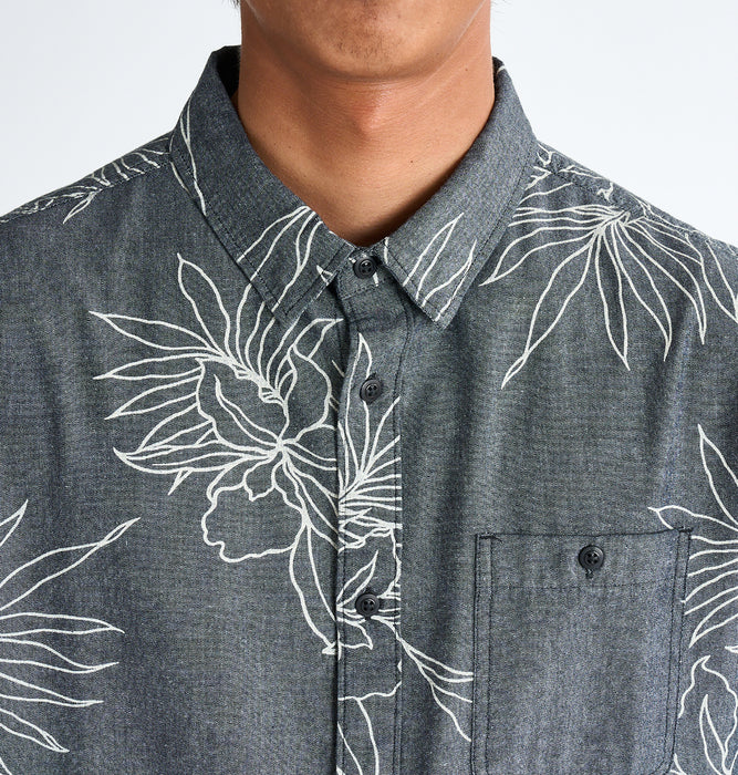 【OUTLET】QUIKSILVER メンズ GAWANHILL SS 半袖シャツ レギュラーフィット