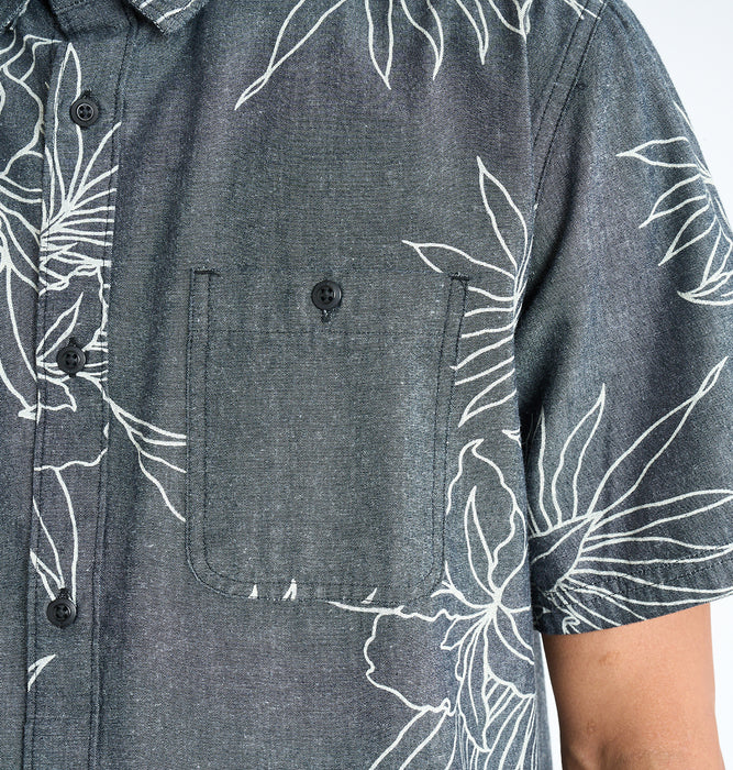 【OUTLET】QUIKSILVER メンズ GAWANHILL SS 半袖シャツ レギュラーフィット