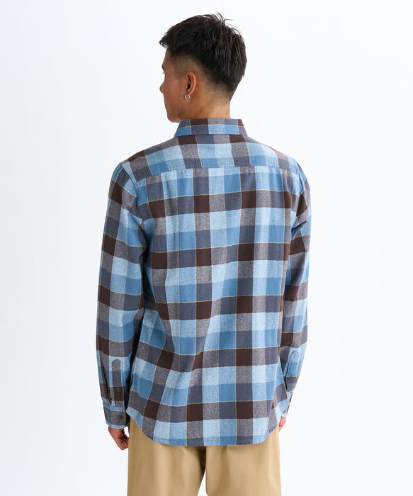 【OUTLET】Quiksilver メンズ MOTHERFLY PLAID LS SHIRT フランネルシャツ