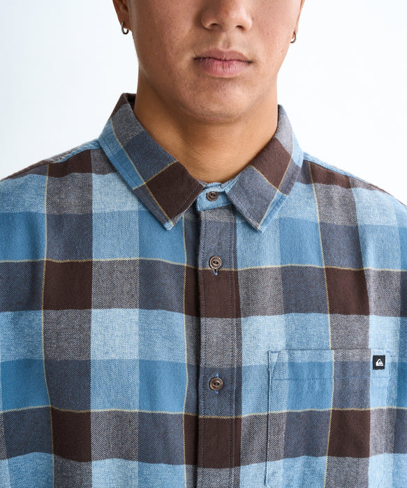 【OUTLET】Quiksilver メンズ MOTHERFLY PLAID LS SHIRT フランネルシャツ