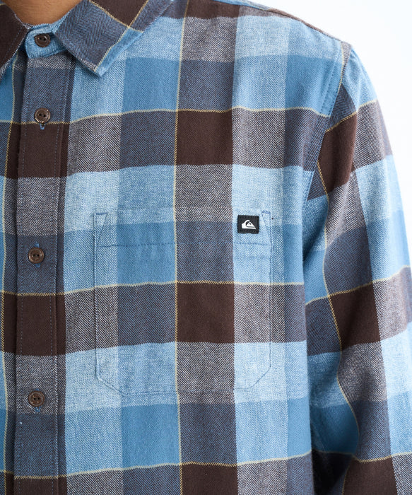 【OUTLET】Quiksilver メンズ MOTHERFLY PLAID LS SHIRT フランネルシャツ
