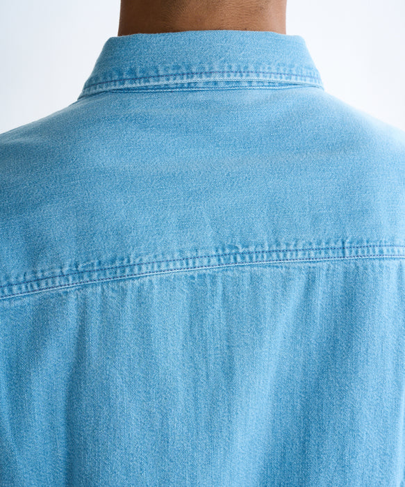OUTLET FAMILY SALE】Quiksilver メンズ BOZEMAN DENIM LS SHIRT シャツ