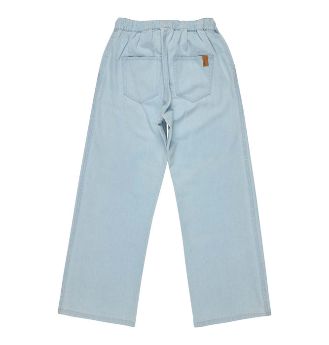 Roxy SEASIDE VIEW RG キッズ コットンロングパンツ