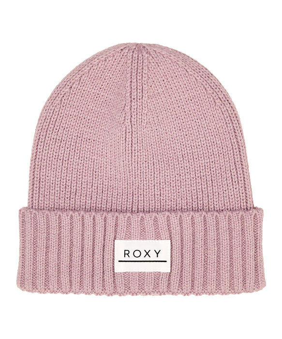 Roxy SO PEACEFUL キッズビーニー 折り返しデザイン  <25FWグローバル展開アイテム>