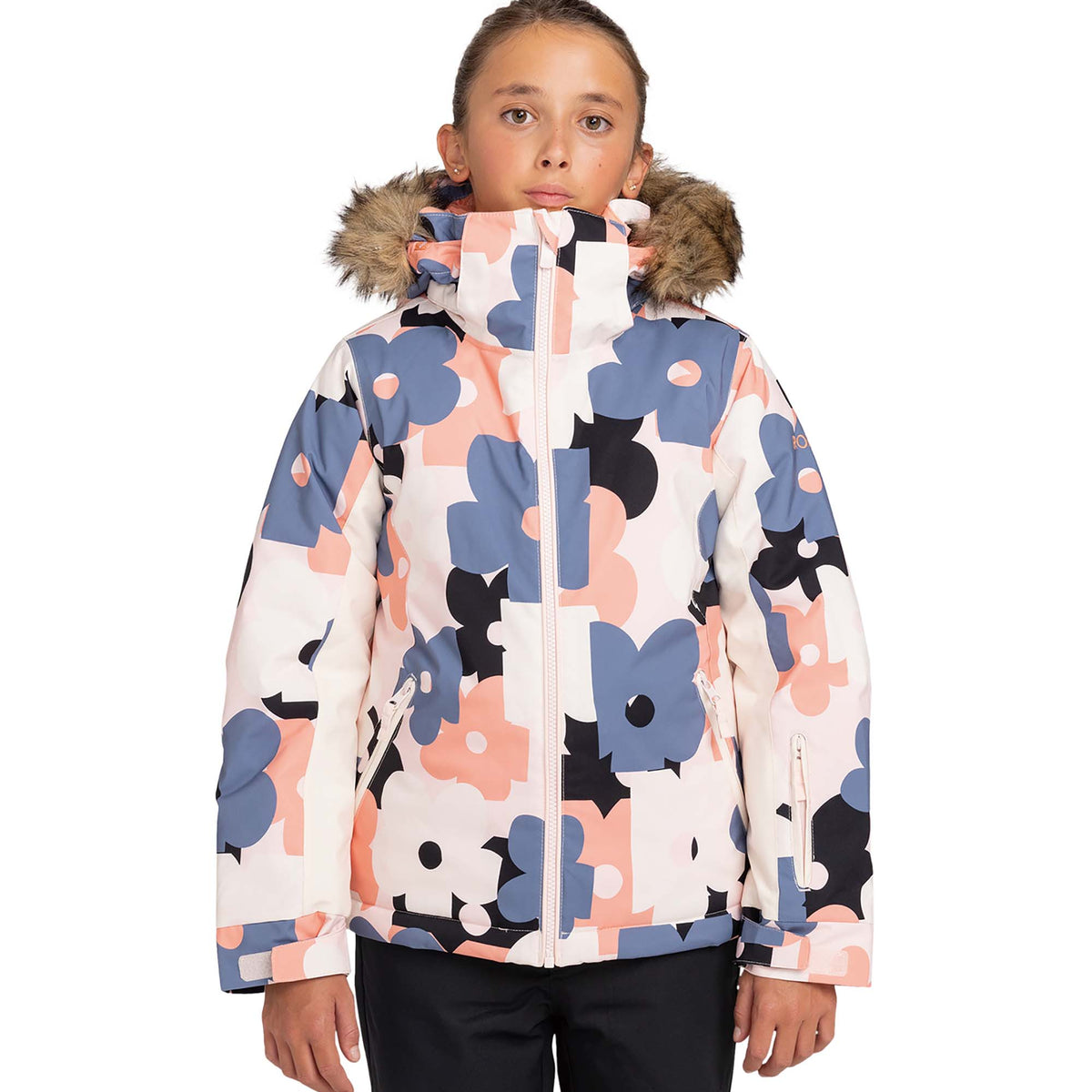 OUTLET】【REGULAR FIT】 (130-150cm向け)10K ROXY キッズ PIE GIRL JK