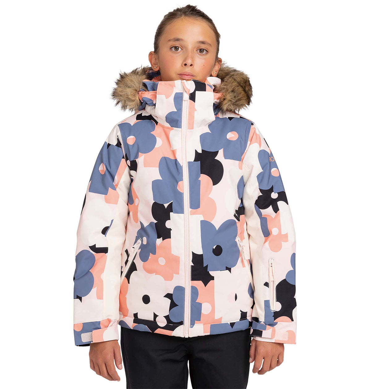 OUTLET】【REGULAR FIT】 (130-150cm向け)10K ROXY キッズ PIE GIRL JK