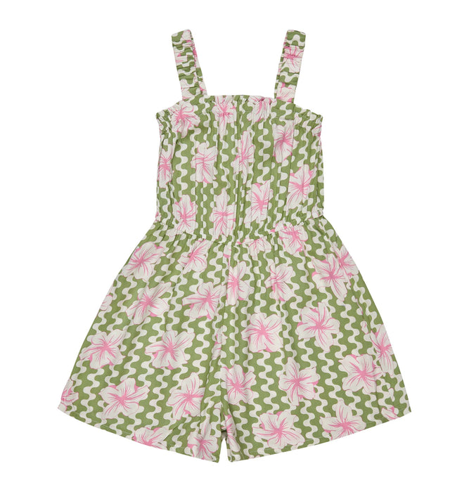 【OUTLET】Roxy PLAYA BABY PRINTED キッズ ロンパース