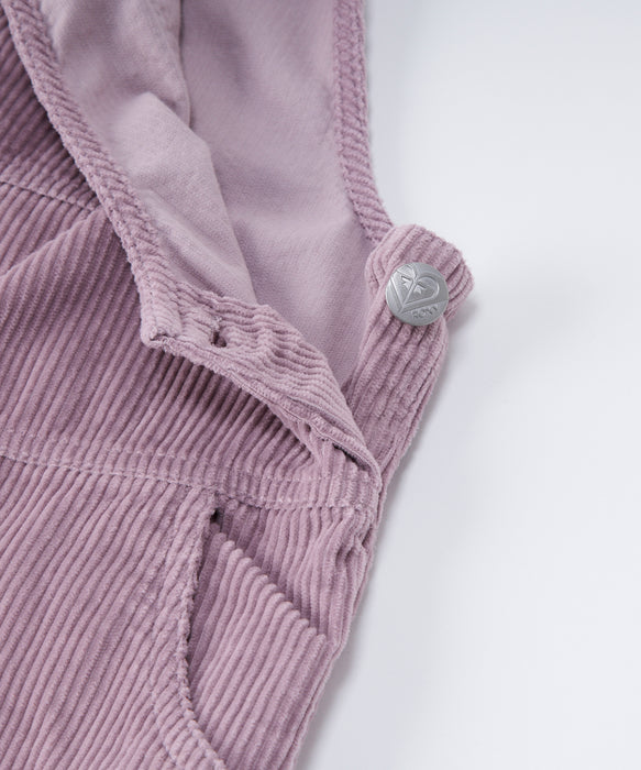 【OUTLET】Roxy BABY DUNE ONESIE キッズ コーデュロイ ワイドシルエットサロペット  <25FWグローバル展開アイテム>