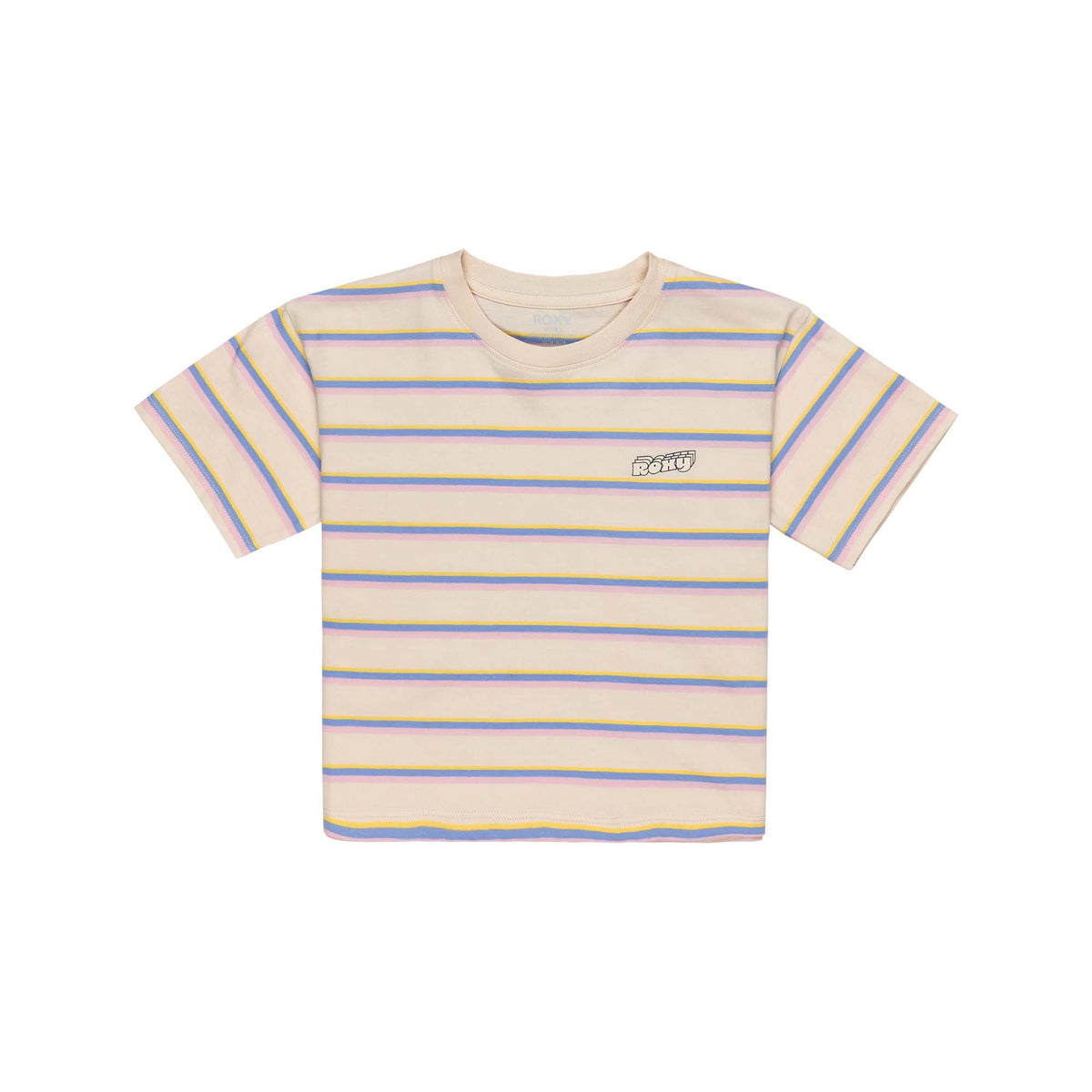 OUTLET FAMILY SALE】Roxy NEVER SAW BLUE LIKE THAT STRIP キッズ Tシャツ