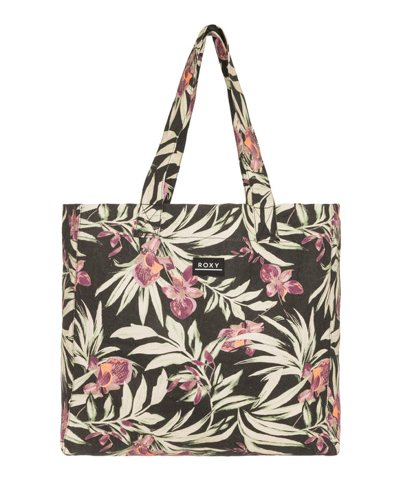 ROXY ANTI BAD VIBES トートバッグ