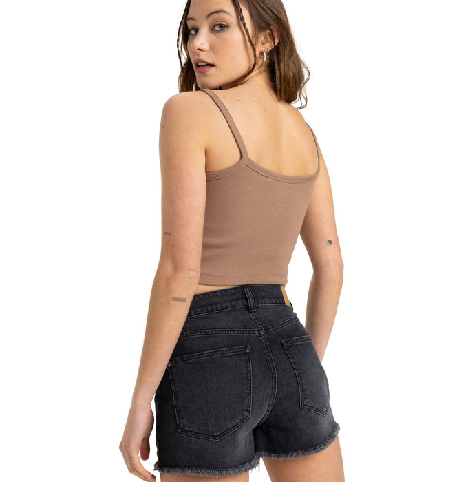 【OUTLET】Roxy NEW SWELL DENIM SHORT REGULAR ウィメンズ デニムショートパンツ