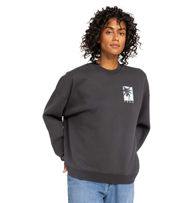 Roxy LINEUP OVERSIZED CREW C プルオーバー