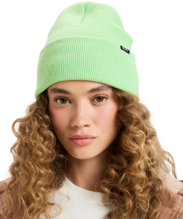 OUTLET】Roxy TROPICAL SNOW BEANIE ウィメンズ ビーニー 折り返し