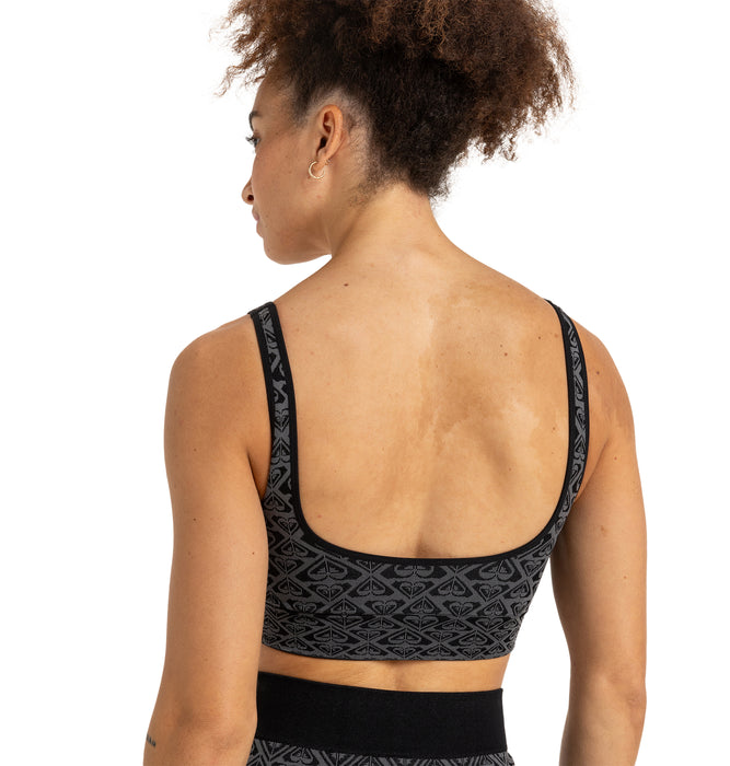 Roxy CHILLOUT SEAMLESS HEART BRA ブラトップ