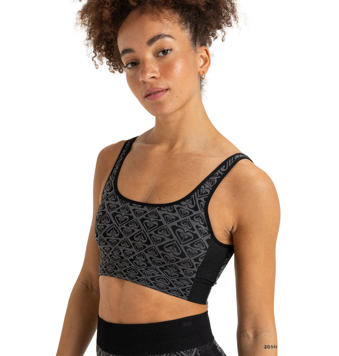 Roxy CHILLOUT SEAMLESS HEART BRA ブラトップ