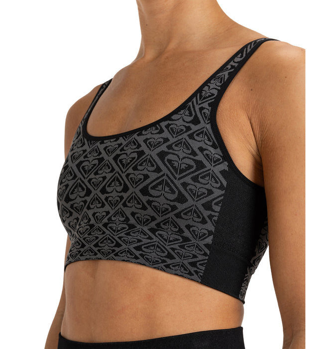 Roxy CHILLOUT SEAMLESS HEART BRA ブラトップ