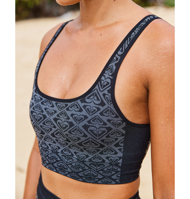 Roxy CHILLOUT SEAMLESS HEART BRA ブラトップ