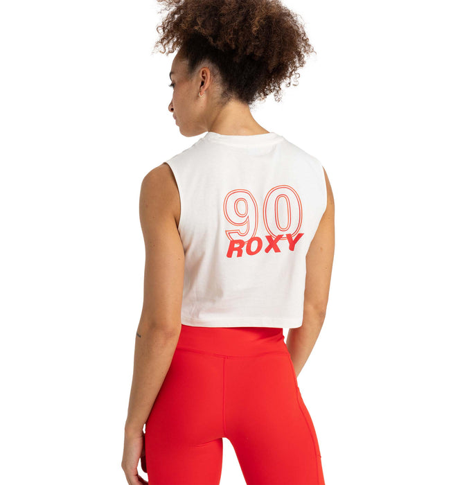 【OUTLET】【オンラインストア・直営店限定】Roxy ESSENTIAL ENERGY BOXY TANK ウィメンズ ウェア タンクトップ クロップド丈*