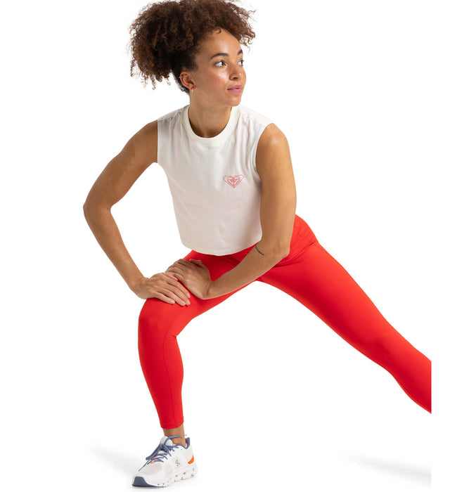 【OUTLET】【オンラインストア・直営店限定】Roxy ESSENTIAL ENERGY BOXY TANK ウィメンズ ウェア タンクトップ クロップド丈*