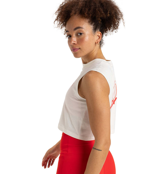 【OUTLET】【オンラインストア・直営店限定】Roxy ESSENTIAL ENERGY BOXY TANK ウィメンズ ウェア タンクトップ クロップド丈*