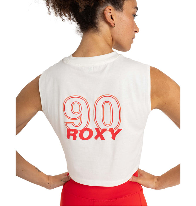 【OUTLET】【オンラインストア・直営店限定】Roxy ESSENTIAL ENERGY BOXY TANK ウィメンズ ウェア タンクトップ クロップド丈*