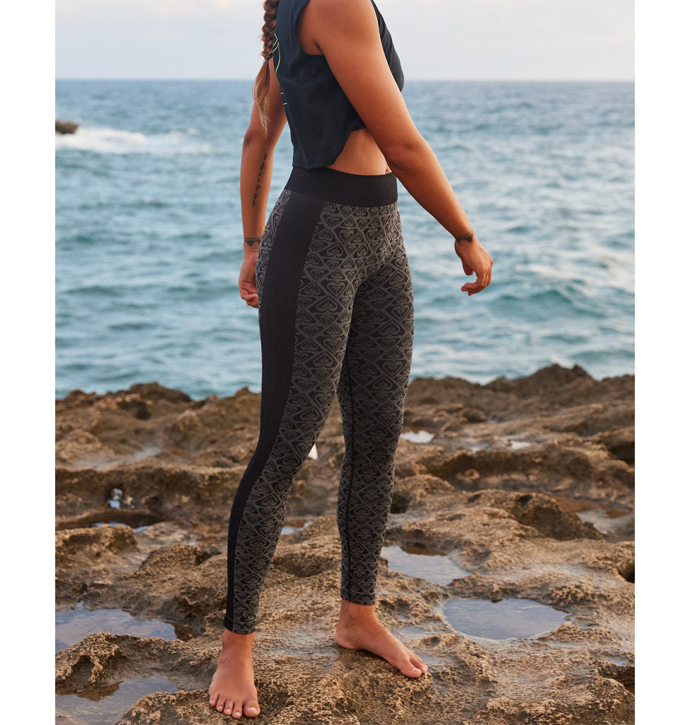 OUTLET FAMILY SALE】Roxy CHILLOUT SEAMLESS HEART PANTS レギンス