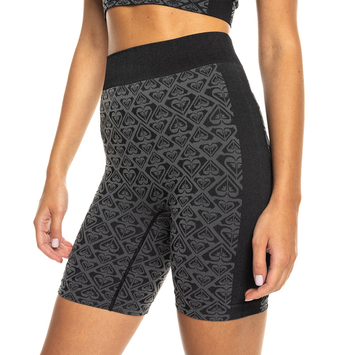 Roxy CHILLOUT SEAMLESS HEART SHORT バイクショーツ