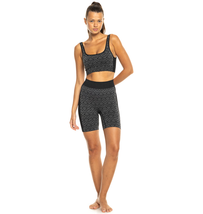 Roxy CHILLOUT SEAMLESS HEART SHORT バイクショーツ