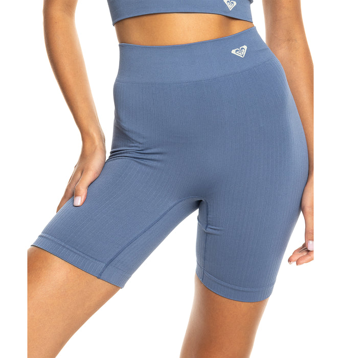 【OUTLET】Roxy CHILLOUT SEAMLESS RIB SHORTS バイクショーツ