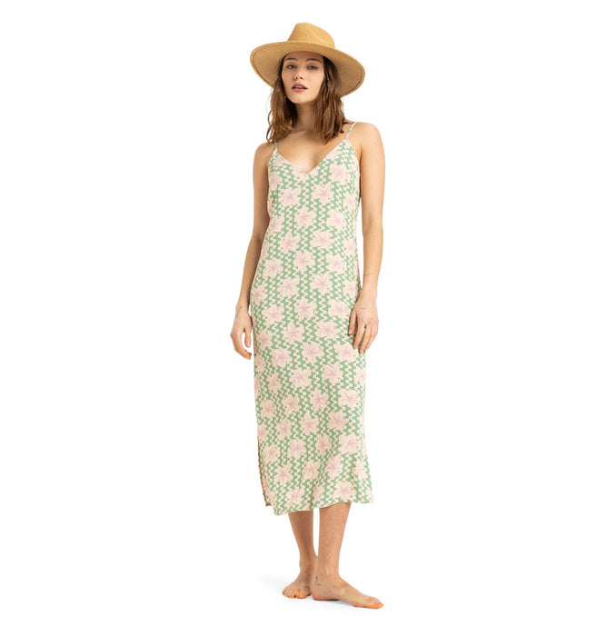 【OUTLET】Roxy STAY SUNNY SLIP DRESS ウィメンズ ロングワンピース