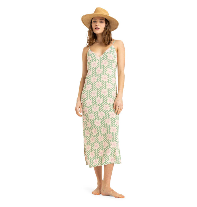 【OUTLET】Roxy STAY SUNNY SLIP DRESS ウィメンズ ロングワンピース