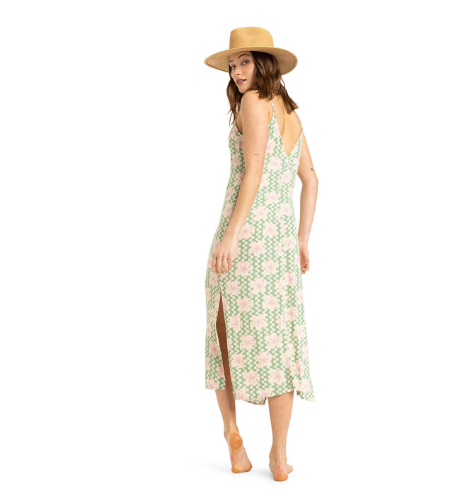 【OUTLET】Roxy STAY SUNNY SLIP DRESS ウィメンズ ロングワンピース