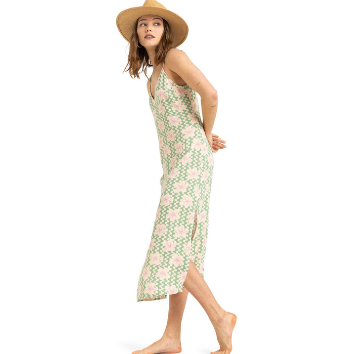 【OUTLET】Roxy STAY SUNNY SLIP DRESS ウィメンズ ロングワンピース