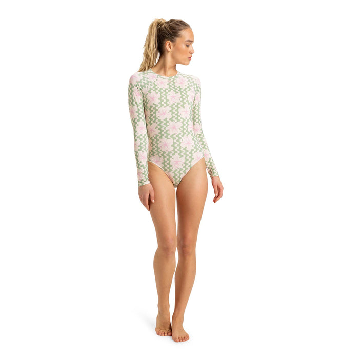 Roxy HIBISCUS DAZE ONESIE ウィメンズ ラッシュガード ワンピース