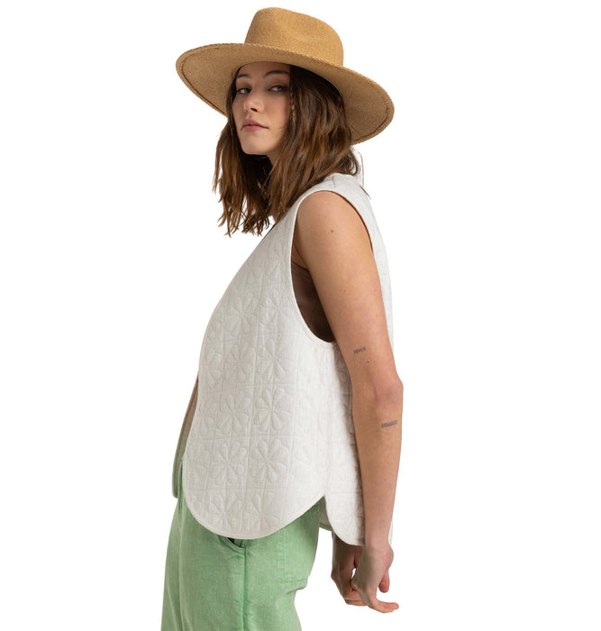 【OUTLET】Roxy WAISTCOAST QUILTED VEST ウィメンズ デザインベスト