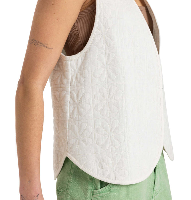 【OUTLET】Roxy WAISTCOAST QUILTED VEST ウィメンズ デザインベスト