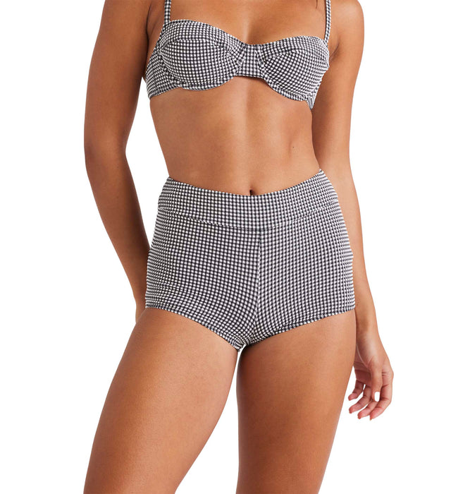 【オンラインストア・直営店限定】Roxy GINGHAM SHORTY ウィメンズ スイムウェア ギンガムチェック柄_2025