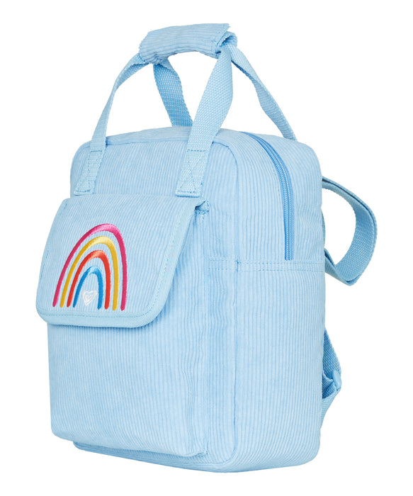 Roxy CLOUD LOVER BKP キッズ コーデュロイバックパック リュック レインボー柄  <25FWグローバル展開アイテム>